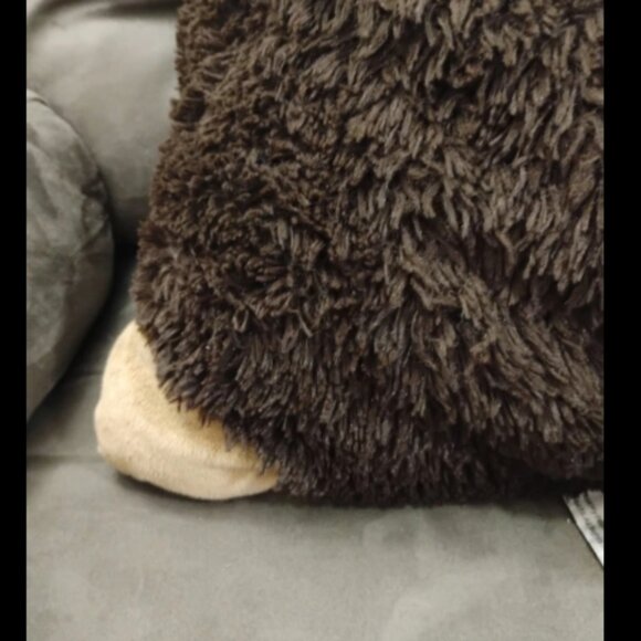 Pillow Pets Mr Bear Dark Brown Pillow Plush - Picture 7 of 11
